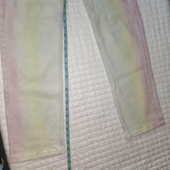 Tractr Sorbet Colored High Rise Slim Straight Jeans, Waist 26 - Picture 3 of 8